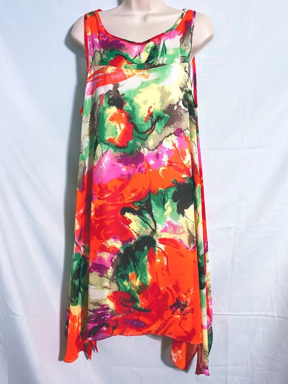 Bethany Colorful Sleeveless Dress Size 14
